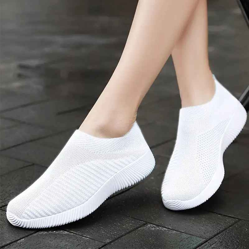 Women's High-Quality Vulcanized Slip-On Sneakers & Loafers – Comfortable Walking Flats