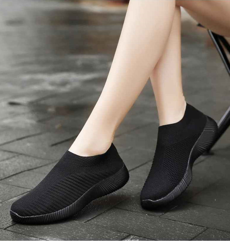 Women's High-Quality Vulcanized Slip-On Sneakers & Loafers – Comfortable Walking Flats