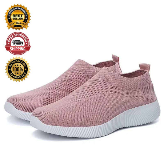Women's High-Quality Vulcanized Slip-On Sneakers & Loafers – Comfortable Walking Flats